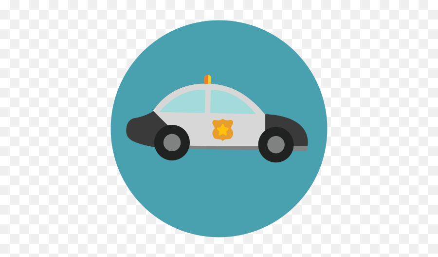 Police Car Icon - Police Car Icon Circle Emoji,Police Car Emoji