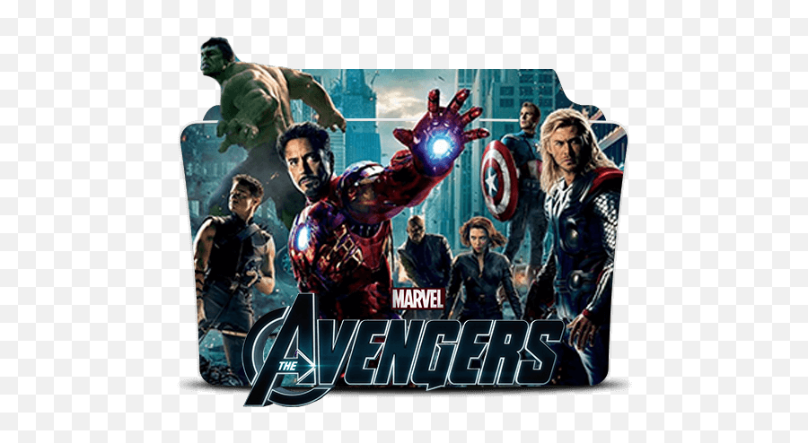 The Avengers 2012 Folder Icon - Designbust Avengers Collection Folder Icon Emoji,Avengers Emoji