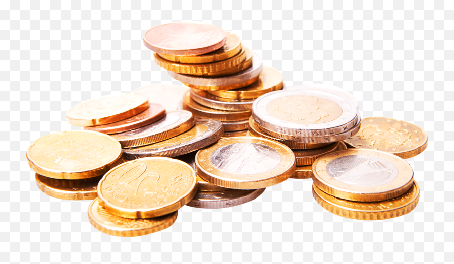 Coins Free Png Images Pile Of Gold Coins Coins Money - Euro Coins Png Emoji,Coins Emoji