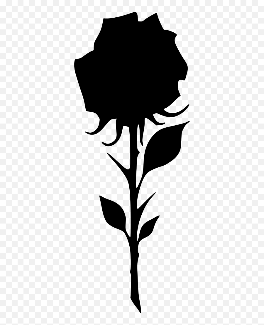 Panda Clipart Yorkshire Rose Panda Yorkshire Rose - Rose Silhouette Clip Art Emoji,Black Rose Emoji