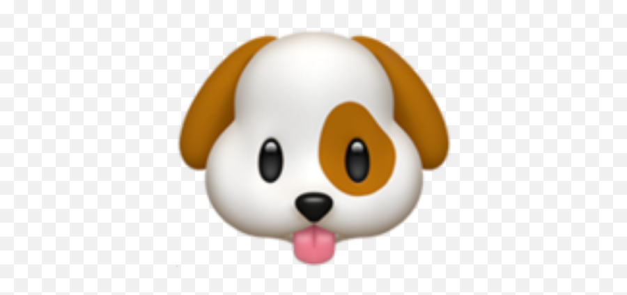 Dog Chien Emoji Apple Sticker By - Dog Face Emoji Iphone,Emojis De Apple