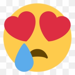 Emoji Remix on Twitter Cry Heart eyes u003d - Happy