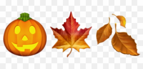 Sticker By - Red Maple Emoji,Emoji Pumpkin