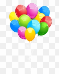 Download Ballon Clipart Balloon Bunch - Of Balloons Cartoon Emoji