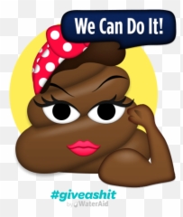 Sounds Gross But - Poop Emoji Rosie Riveter