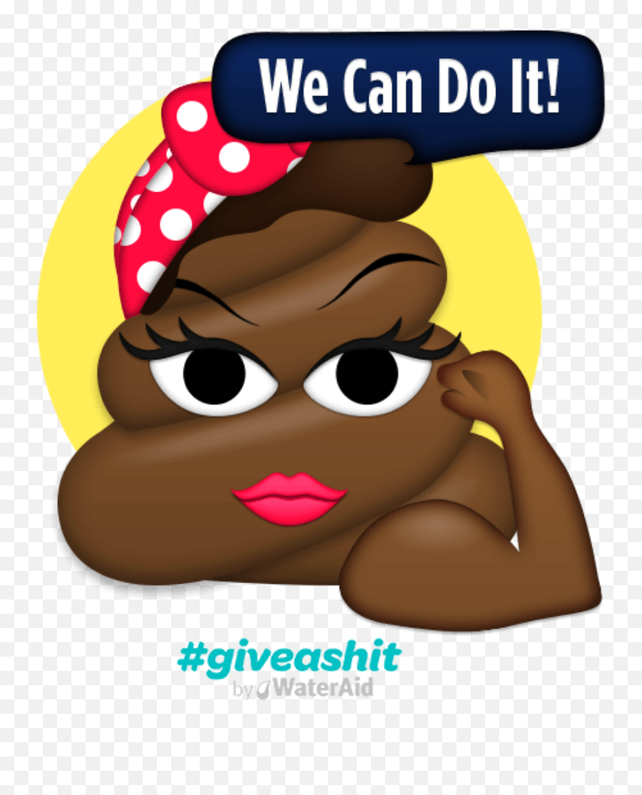 Sounds Gross But - Poop Emoji Rosie Riveter,Badass Emoji