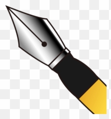 Black Nib Emoji For Facebook Email Sms - Clipart Picture Of Nib,Scissors Emoji