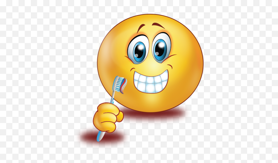Teeth Brush Before Sleep Emoji - Clean Emoji Teeth,Tooth Emoji