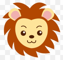 Lions Clipart Baby Boy - Art Face Emoji