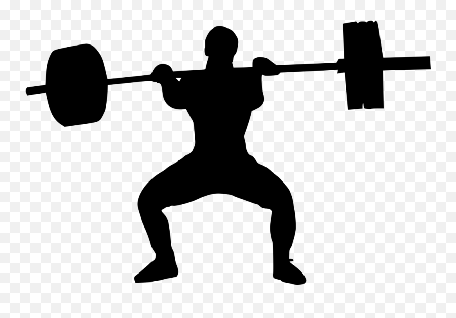 Muscle Clipart Female Weightlifter - Clipart Weightlifting Emoji,Weight Lifting Emoji