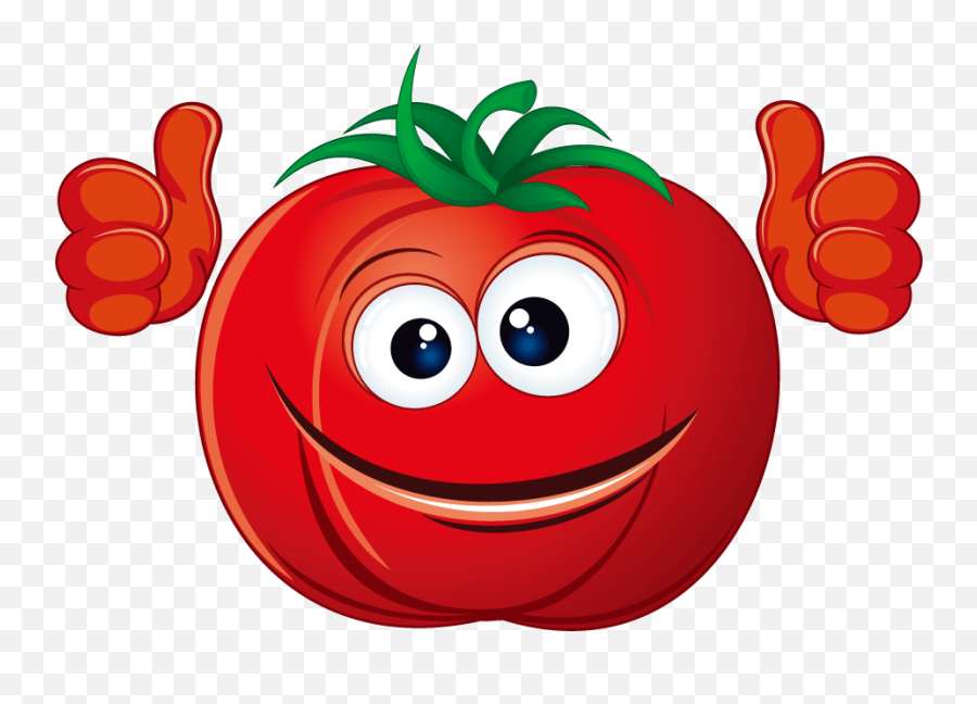 Tomato Smile - Tomato Cartoon Png Emoji,Tomato Emoji