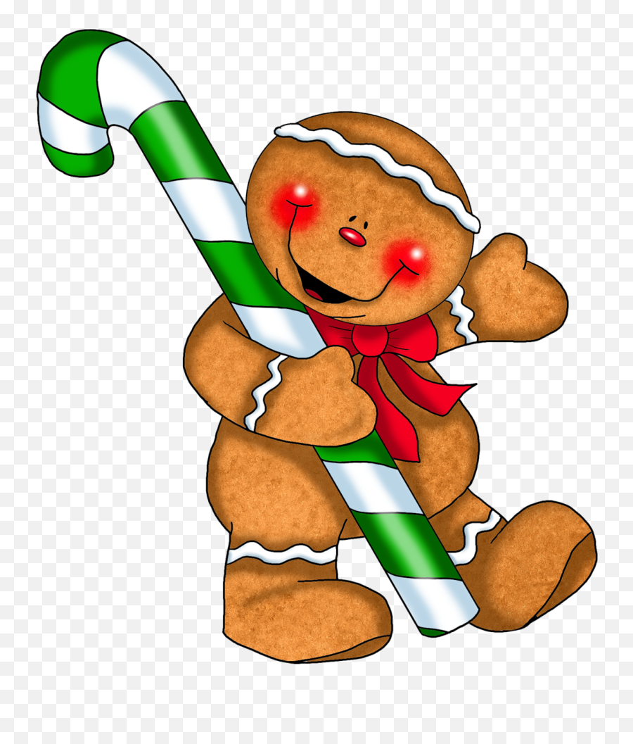 Candy Cane Clip Art Candy Cane - Candy Cane And Gingerbread Man Emoji,Cane Emoji