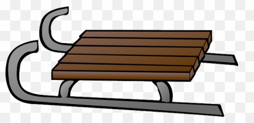 Sled Clipart Luge Picture - Sledge Emoji
