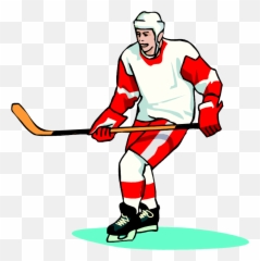 Free Hockey Player Wearing A White And - Hockey Slapshot Gif Clipart Emoji,Ice Hockey Emoji