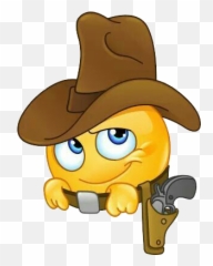 Pin - Cowboy Smiley Emoji