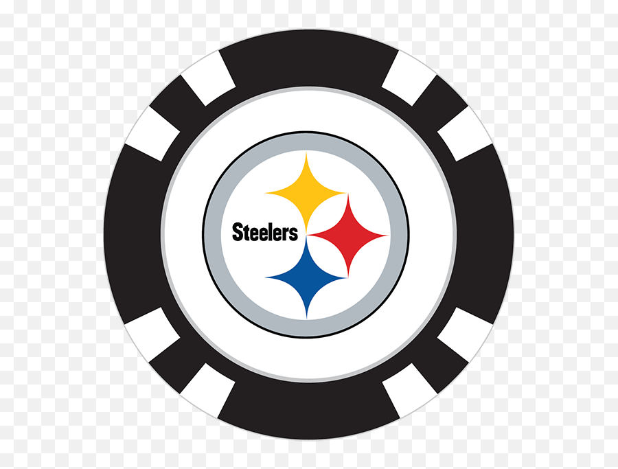 Pittsburgh Steelers Poker Chip Ball Marker - Poker Chips Ottawa Senators Circle Logo Emoji,Steelers Emoji