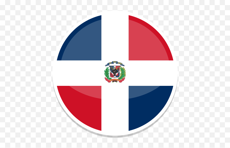 Dominican Republic Icon - Dominican Republic Circle Flag Emoji,Dominican Republic Flag Emoji
