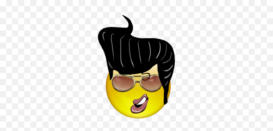 Elvis Emoticon - Elvis Emoji,Elvis Emoji