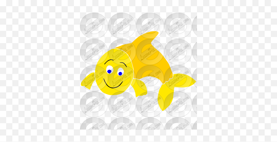 Happy Fish Stencil For Classroom Therapy Use - Smiley Emoji,Fish Emoticon