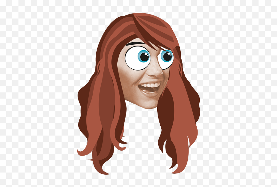 Emma Stone Emoji For Every Emotion - Illustration,Wig Emoji