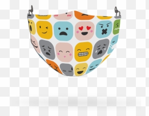 Emoji Pattern Face Covering Print 13 - Paw