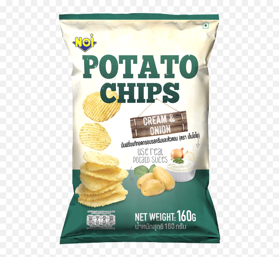 Noi 160g Potato Chips Cream Onion - Noi Potato Chips Emoji,Potato Emoji