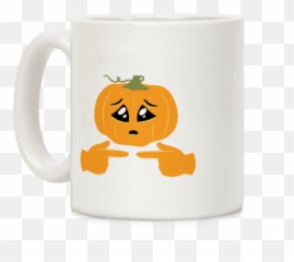 Pumpkin Mugs Coffee Mugs Lookhuman - Mug Emoji,Emoji Pumpkin
