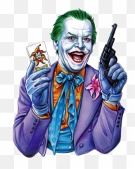 Joker Batman Villain Villian Sticker - Joker Jack Nicholson Dance Emoji,Joker Emoji