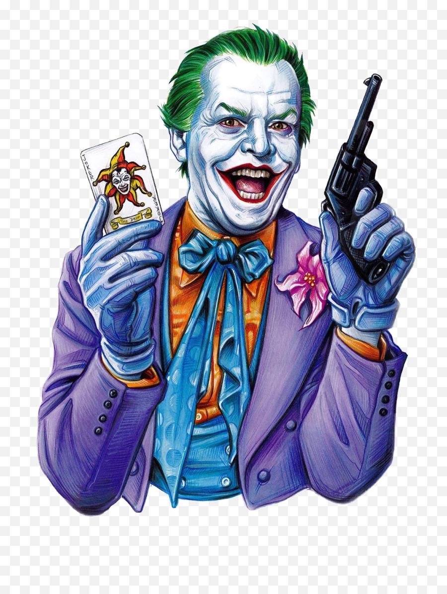 Joker Batman Villain Villian Sticker - Joker Jack Nicholson Dance Emoji,Joker Emoji