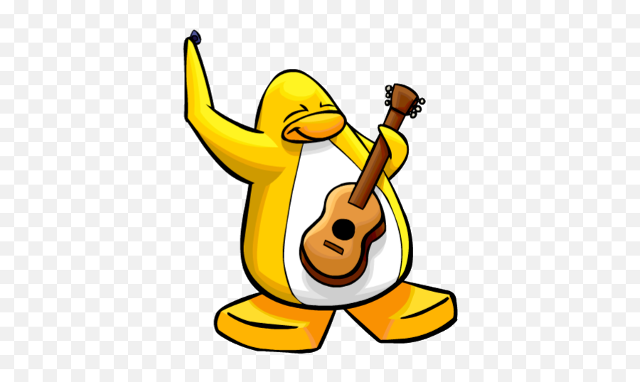 Clubpenguinguitarplayer - Club Penguin Emoji,Emoji Guitar