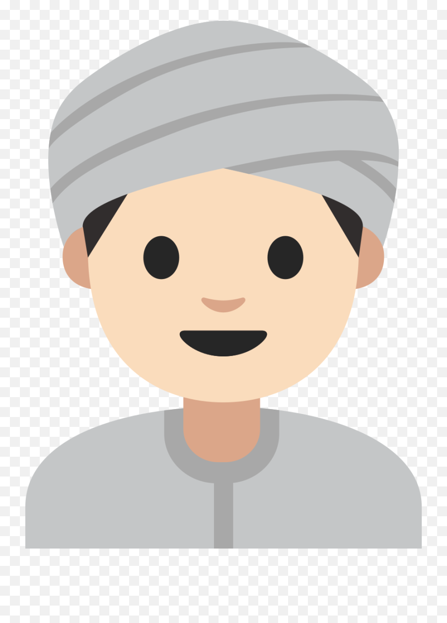 Emoji U1f473 1f3fb - Happy,Turban Emoji