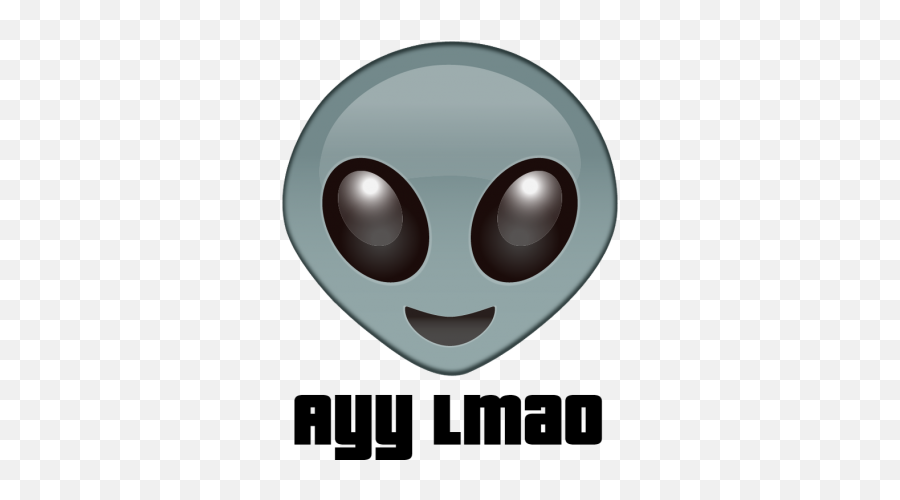 Ayy Lmao Alien Emoji - Dot,Ayy Emoji
