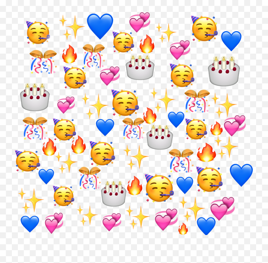 Emoji Emojibackground Birthdayemoji - Smiley,Free Birthday Emoji