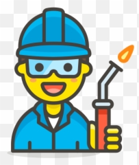 Man Factory Worker Free Icon Of 780 - Cartoon A Factory Worker Emoji,Hard Hat Emoji