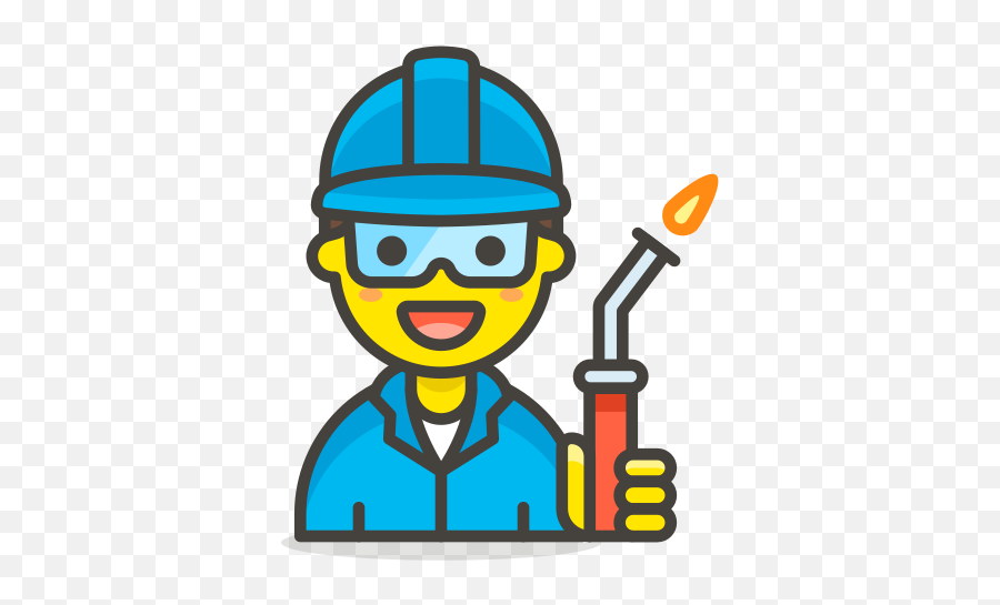 Man Factory Worker Free Icon Of 780 - Cartoon A Factory Worker Emoji,Hard Hat Emoji