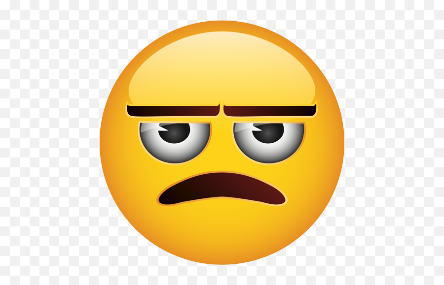 Emoji - Smiley,Fed Up Emoji