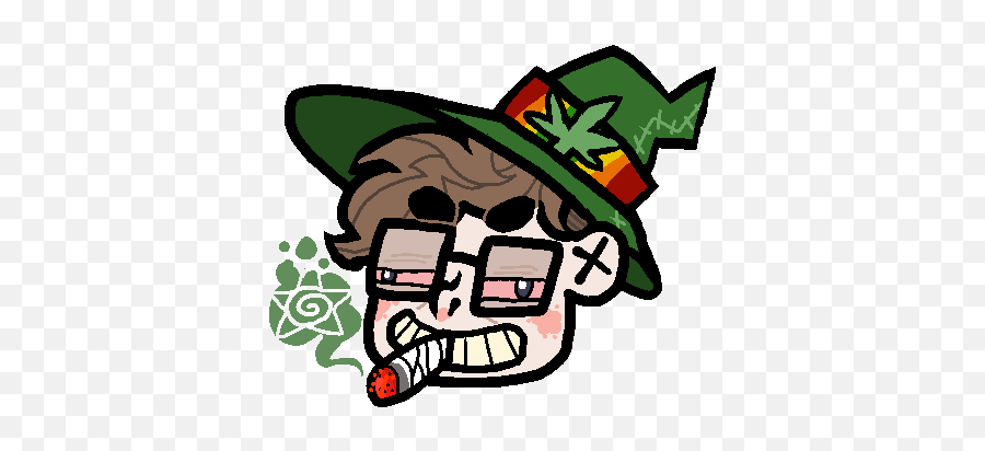 Searching For Smiley - Custom Discord Emojis Weed,Wizard Emoji