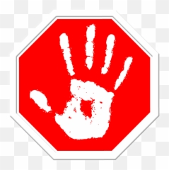 Stop Hand Png Images Collection For - Emoji