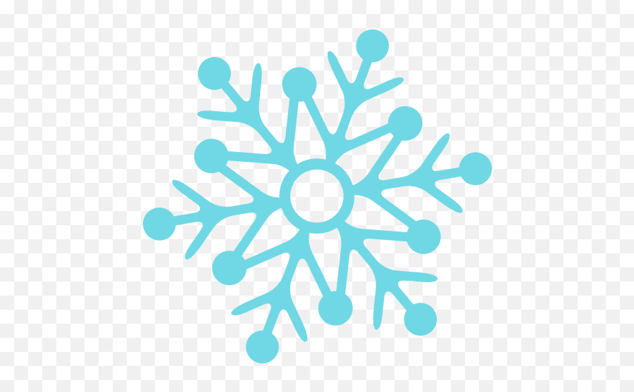 Snowflake Icon - Snowflake Icon Png Emoji,Snowflake Emoji