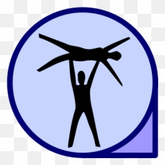Vector Image Of Acrobatics Icon - Acrobatic Clip Art Emoji,Flip Desk Emoji