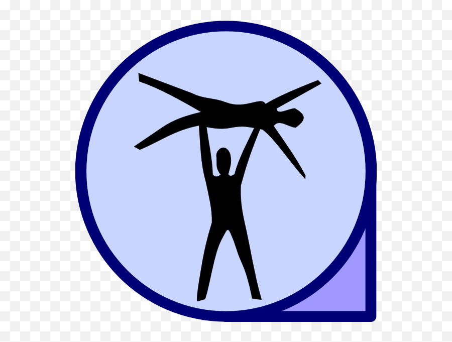 Vector Image Of Acrobatics Icon - Acrobatic Clip Art Emoji,Flip Desk Emoji