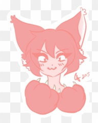 Neko Girl Stickers For Android Ios - Illustration Emoji,Neko Emoji