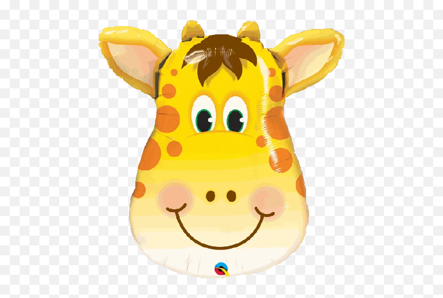 Supershape Jolly Giraffe Balloon - 32inch Tiger Foil Balloon Emoji,Giraffe Emoticon