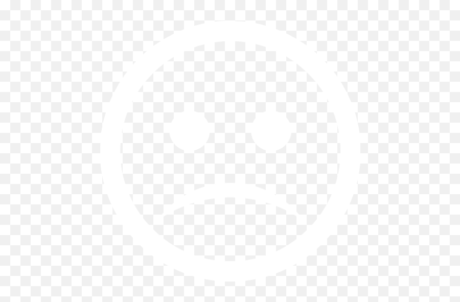 White Sad Icon - Instagram Social Icon White Emoji,Sun And Light Bulb Emoji