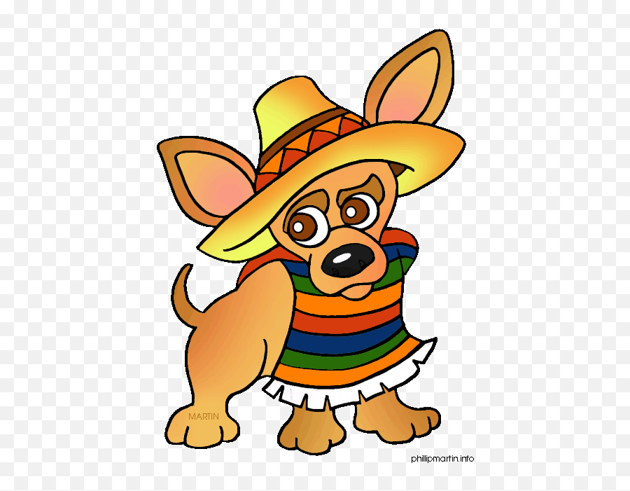 Mexican Clipart Clipart Kid - Mexican Chihuahua Clip Art Emoji,Mexican Hat Emoji