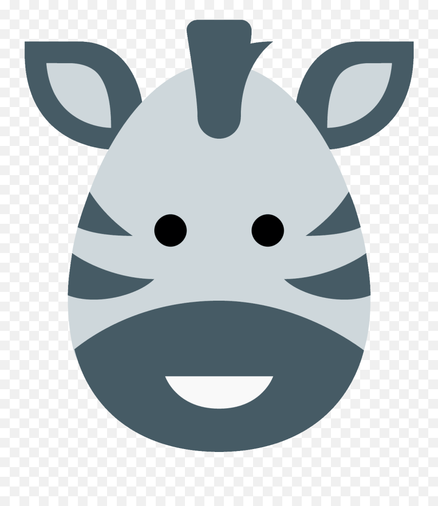 Icon In Flat Style - Zebra Clipart Face Emoji,Zebra Emoticon