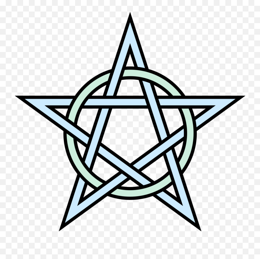 Pentagram In Circle - Video Star Logo Aesthetic Emoji,Pentagram Emoji