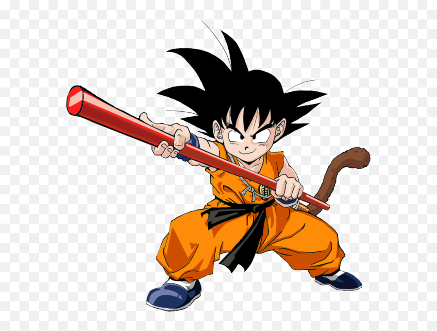 Kid Goku - Kid Goku Stick Emoji,Goku Emoji