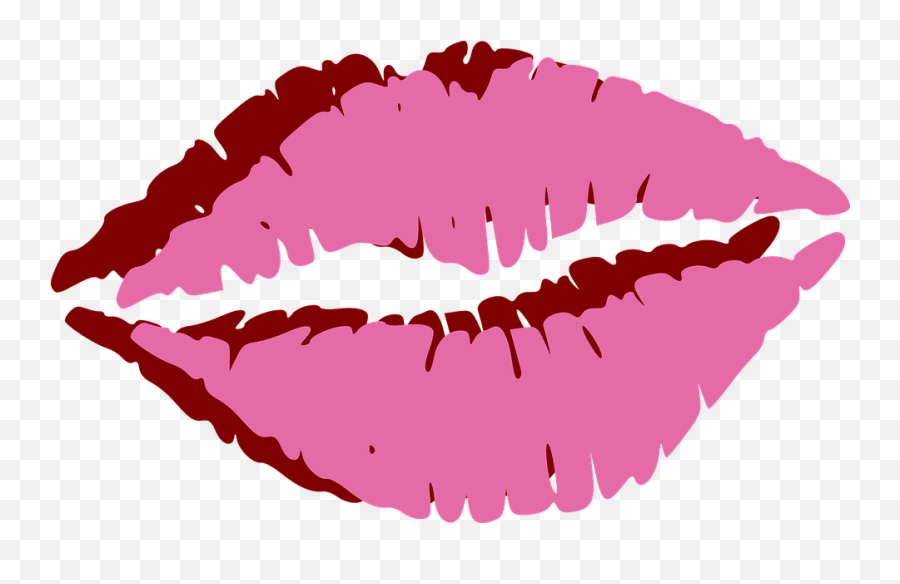 Mouth Lips Kiss - Red Lips Watercolor Painting Emoji,Kiss Emoji