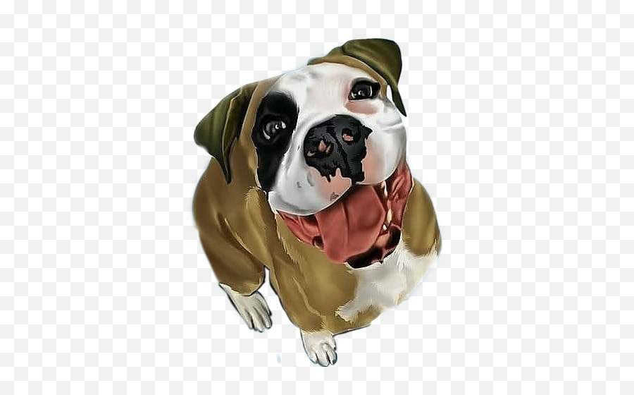 Bulldog My Dog King - Boxer Emoji,Bulldog Emoji